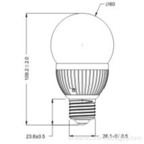 B60/B80 led bulb lamp with ce,rohs,UL